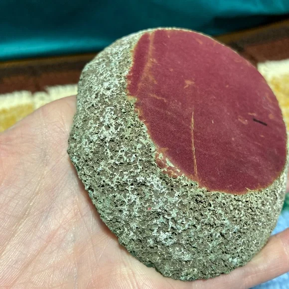 Vintage Green Agate Slice Crystal Geode Rock Piece Decor - Picture 10 of 16